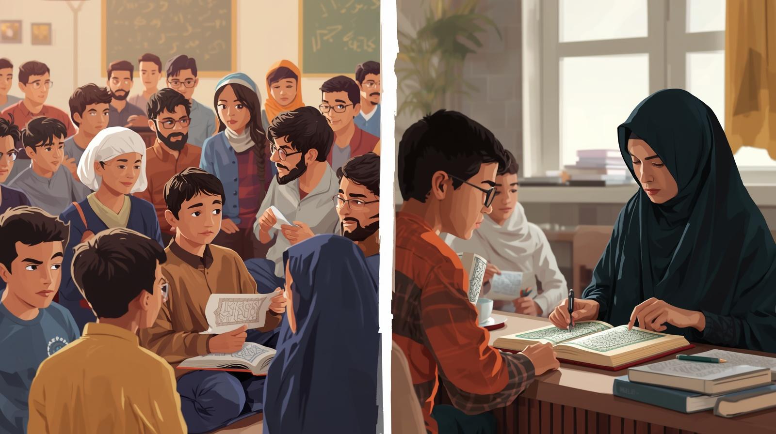 group vs one on one quran classes